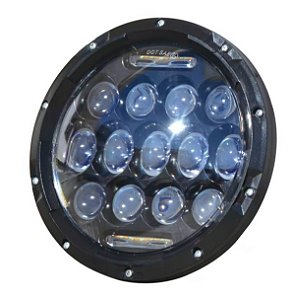 Par farol de Led 40W Com Seta 7 Polegadas BLACK
