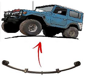 Feixe de Mola Toyota Bandeirante e Adaptação em Linha Willys