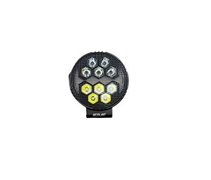 Farol Auxiliar Milha Led 30W C/DRL Ambar e Strobo