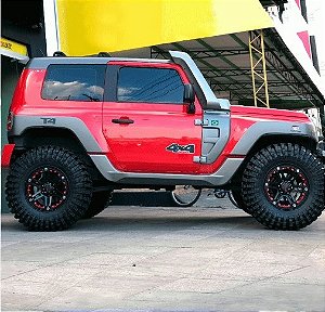 Jogo Rodas 17x9 Dakar 6x139.7 Troller, Toyota, Ranger, Nova S-10, Triton, L200