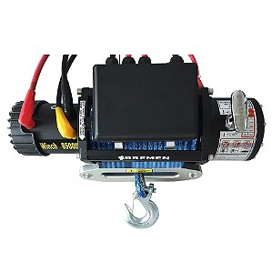 Guincho Elétrico Bremen 12V Com Cabo Sintetico 20000LBS