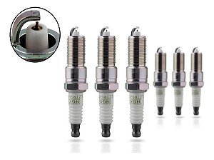 Jogo Vela Ngk Dodge Journey Caravan Wrangler 2.7 3.3 3.8 V6