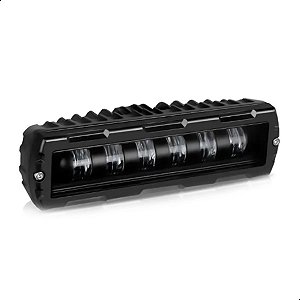 Par Farol Milha Led Automotivo Slim Retangular 6 Pol Flood 30W