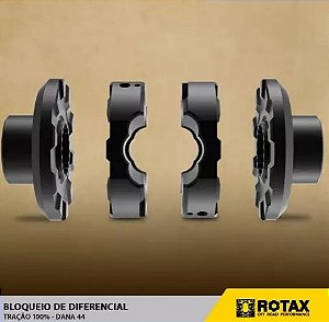 Bloqueio de Diferencial Rotax Dana 44 (Tração 100%) - Dianteiro 30 Estrias Troller 2015 á 2022