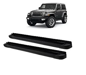 Estribo Lateral Jeep Wrangler JL 2019 - 2025 2 Portas