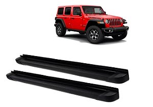 Estribo Lateral Jeep Wrangler JLU 2019 - 2025 4 Portas