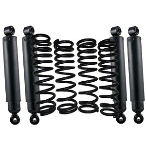 Jogo de Molas e Amortecedores + Prolongadores Troller 2015 em Diante Lift 3 (7,62cm) - WB4x4