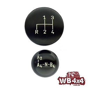 Jogo de Bola de Câmbio 4 Marcha Reduzida 4X4 Toyota Bandeirante