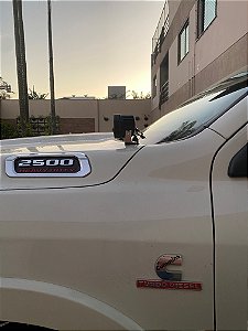 Suporte barra e farol de milha para capô sem furar - par