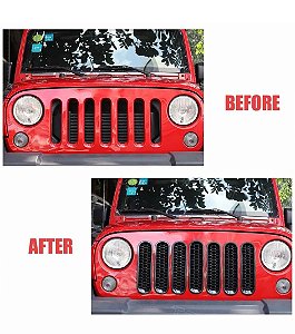 Tela Wrangler 7 Peças JK/JKU 2007 A 2017 - MODELO GRADE JL/JLU