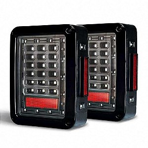 Par de Sinaleira Lanterna Traseira Modelo Europeu Jeep Wrangler JK/JKU