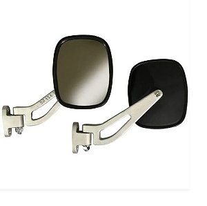Par de Retrovisor Willys, Rural e F75 - Curto