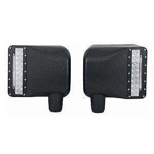 Par Capa de Retrovisores Jeep Wrangler JK/JKU Led Slide Mirror 27W