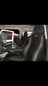 Par de Bancos Esportivo Com Bordado Troller e Apoio de Braço - Troller 2015 em diante