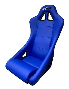 Banco Concha Fixo Personalizado Azul BA10