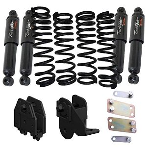 Kit Suspensão Completa Com Molas e Amortecedores Troller 2015 em Diante Lift 3 (7,62cm) - WB4x4