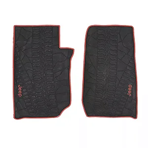 Tapete de Borracha Jeep Wrangler Vermelho