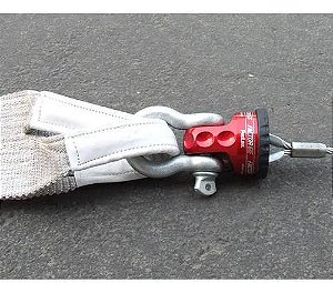 Gancho para Guincho em Alumínio Factor 55 Vermelho