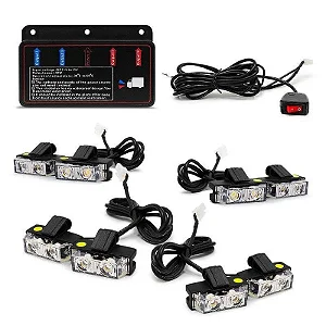 Kit Strobo Automotivo Led Grade Frontal