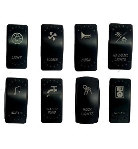 Botão Liga e Desliga Iluminado Para Painel Automotivo