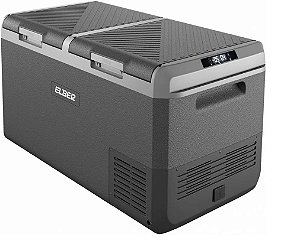 Geladeira Automotiva Portátil Elber D75 Litros Dark