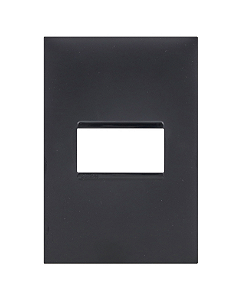Placa 1 Posto Preta 4x2 Pial Plus+