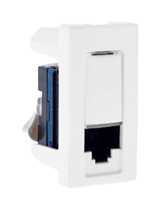 Tomada RJ45 Cat6 1M Branca Pial Plus+