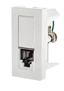 Tomada Telefone Rj11 Branca Pial Plus+