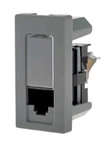 Tomada Telefone Rj11 Cinza Pial Plus+