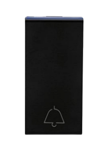 Pulsador Campainha 2A 250V Preto Pial Plus+