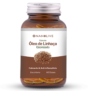 Óleo de Linhaça Ozonizado em Cápsulas