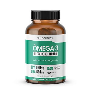 Ômega 3 Ultra Concentrado 990 mg EPA / 660 mg DHA | 90 Cápsulas
