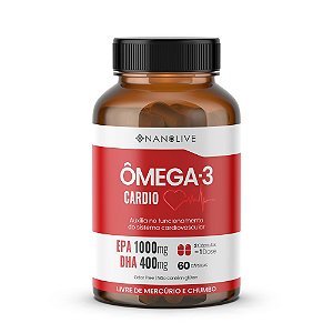 Ômega 3 Cardio 1000 EPA / 400 DHA | 60 Cápsulas