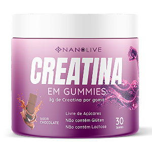 CREATINA GUMMIES 3G SABOR CHOCOLATE | 30 GOMAS SEM AÇÚCAR