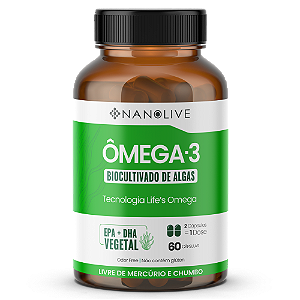 Ômega 3 de Algas Biocultivado Nanolive