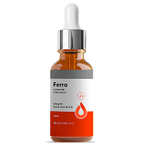 Ferro Lipossomal e Hidrossolúvel 30 ml
