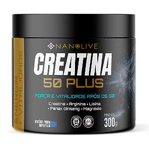 CREATINA 50 PLUS - PERFORMANCE, FORÇA E VITALIDADE APÓS OS 50