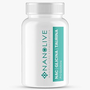 NAC - GLICINA - TAURINA (Pró-Glutationa) 60 Doses