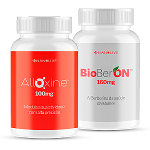 Kit Alloxine™ + BioBerON™ | Tecnologia Lipossomal para Sensibilidade à Insulina, Metabolismo e Equilíbrio Hormonal