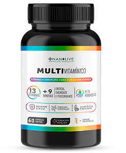 Multi Vitamínico Nanolive- 60 cápsulas