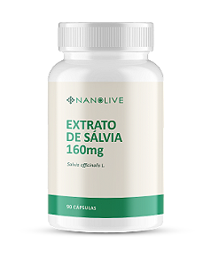 Extrato de Sálvia 160mg 90 Cápsulas