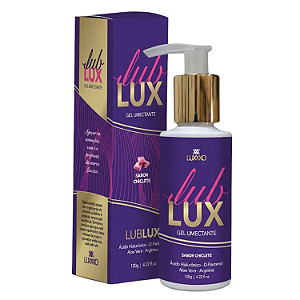 LUB LUX (Chiclete) - Contendo Ácido Hialurônico - D-Pantenol - Aloe Vera - Arginina - LUXXXO -120g
