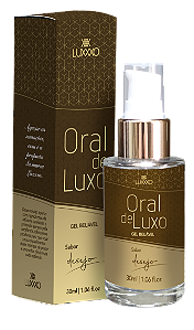 ORAL DE LUXO - Gel Térmico Beijável Sabor Marula (Sabor Desejo) LUXXXO - 30g
