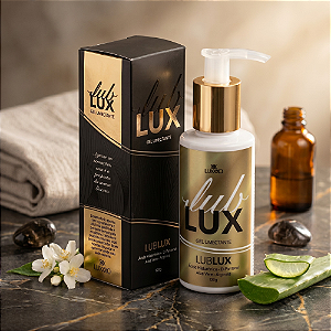 LUB LUX - Lubrificante Neutro com Ácido Hialurônico - D-Pantenol - Aloe Vera - Arginina - LUXXXO - Frasco 120ml