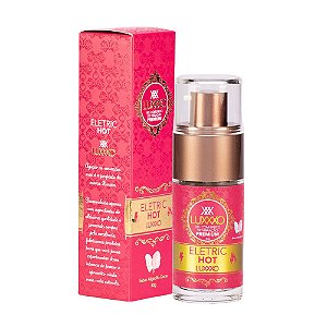 ELETRIC HOT Sabor Algodão Doce - Lubrificante Com Efeito Eletrizante - Vibração Estimulante - LUXXXO - Frasco 30ml