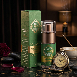 MAXIMUM TEMPO - Lubrificante Retardante Masculino - LUXXXO - Frasco 30ml