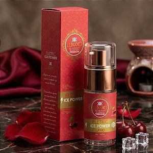 ELETRIC ICE Extra Forte - Sabor Cereja - Lubrificante Com Efeito Eletrizante - LUXXXO - 30g