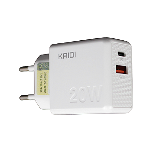 Carregador AC Adaptável c/ Cabo Tipo C p/ Lightning (KD670CL)