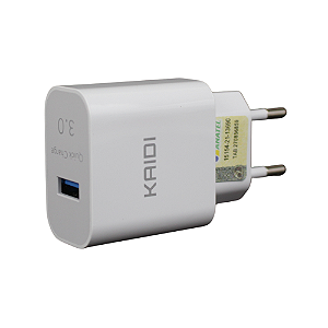 Carregador Turbo c/ Cabo USB p/ Micro USB (KD111S)