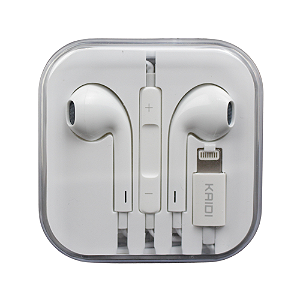 Fone de Ouvido c/ Conector Lightning (KD7010)